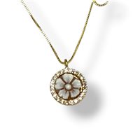 Collar Mandile 1922 Mujer Cammei  in Plata Conchiglia 2KK48880